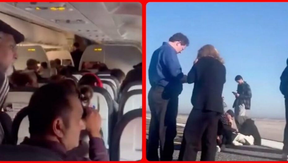 Požar na avionu u Hjustonu