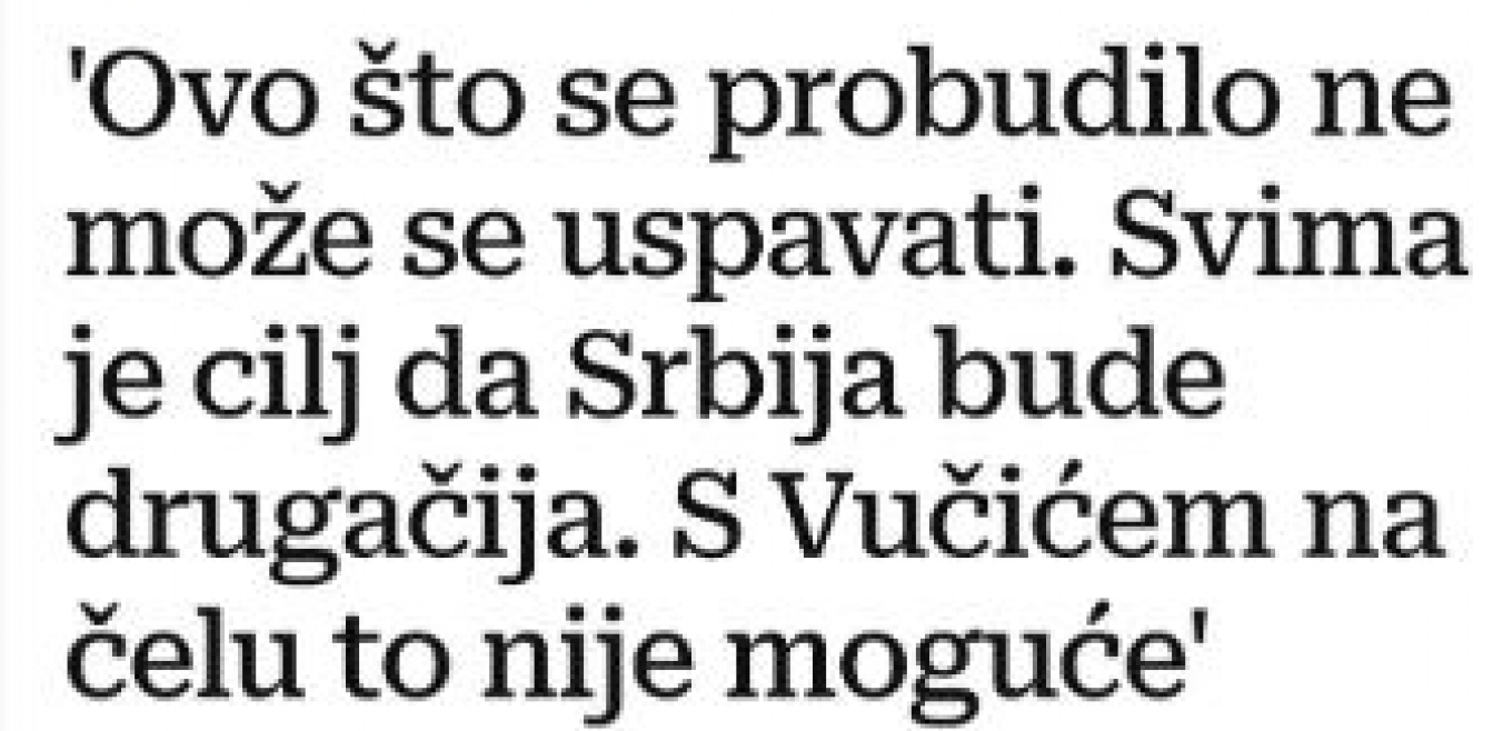 Večernji list o studentskim protestima