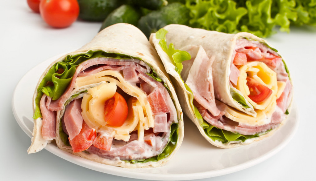 tortilja sa šunkom i kačkavaljem