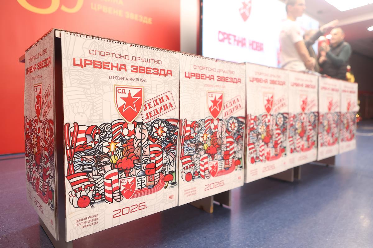 CRVENA ZVEZDA - JEDNA I JEDINA: Sportsko društvo održalo promociju kalendara