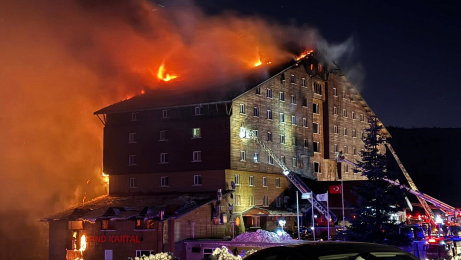Požar u hotelu u Turskoj