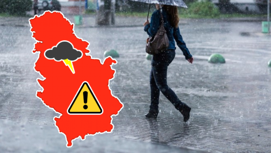 NEVREME SE PREMEŠTA, HITNA UPOZORENJA SE SAMO NIŽU, POPALJENI METEOALARMI! U narednih sat vremena biće pogođen ovaj deo zemlje (FOTO)