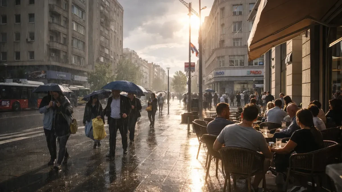 OD 1 DO 25 STEPENI! Sutra sunčano, a onda OBRT - spremite kišobrane