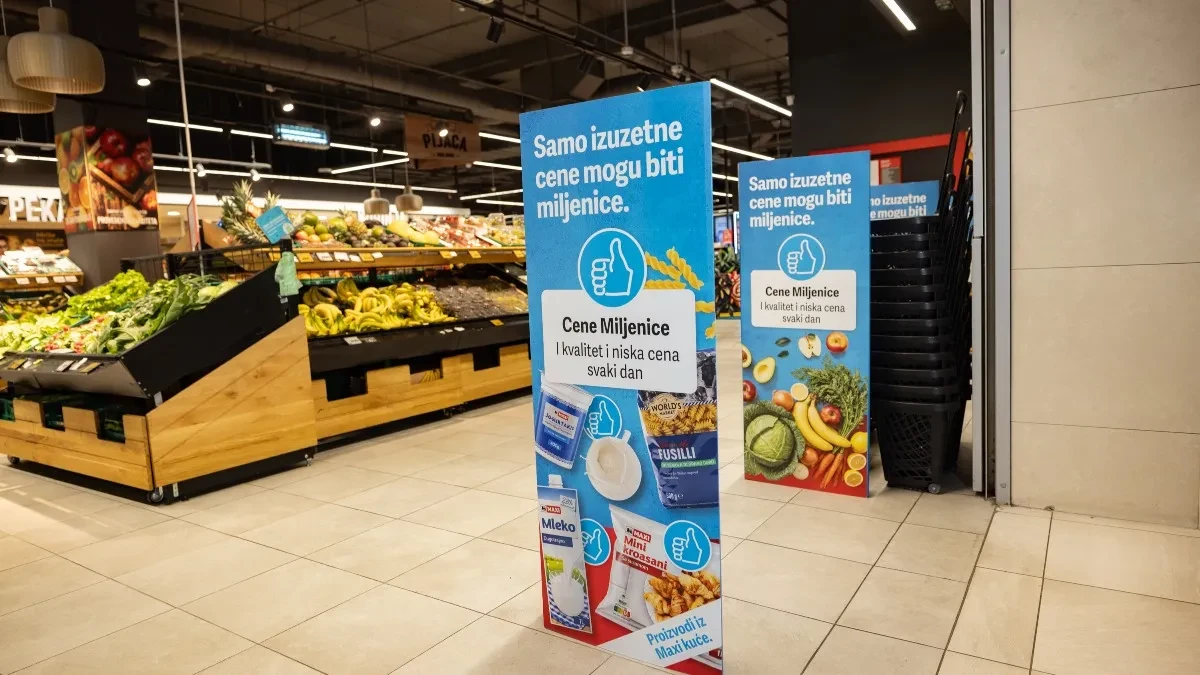 TRGOVINSKI LANAC MAXI PREDSTAVIO VIŠE STOTINA PROIZVODA PO REDOVNO NISKOJ CENI „Cene Miljenice“ - kvalitet i niska cena svaki dan