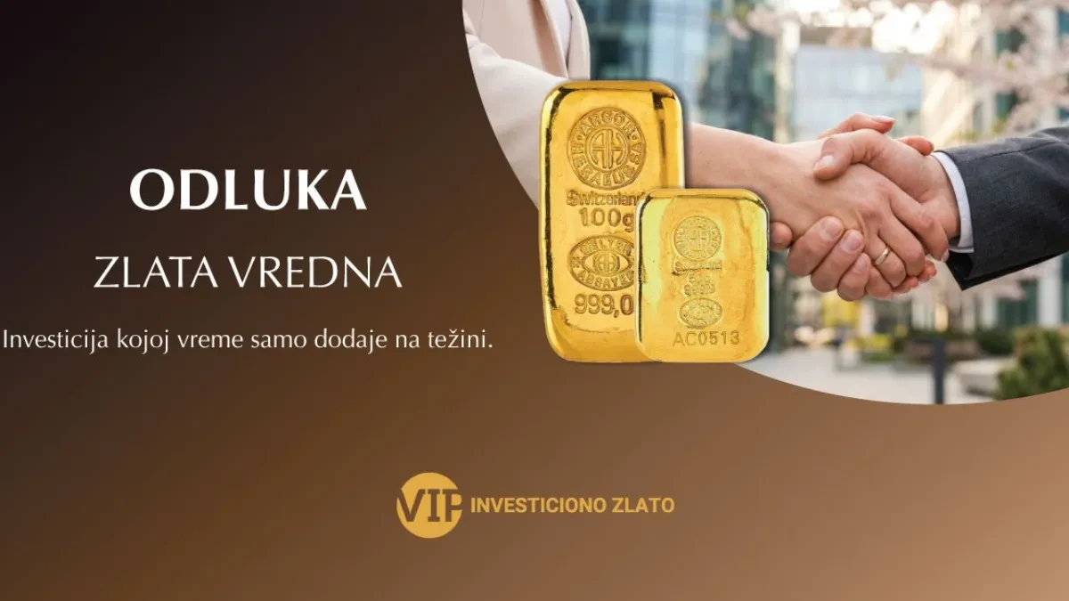 Zlato ne laže: Zašto sve više Srba bira investiciono zlato kao osnovu svog finansijskog plana