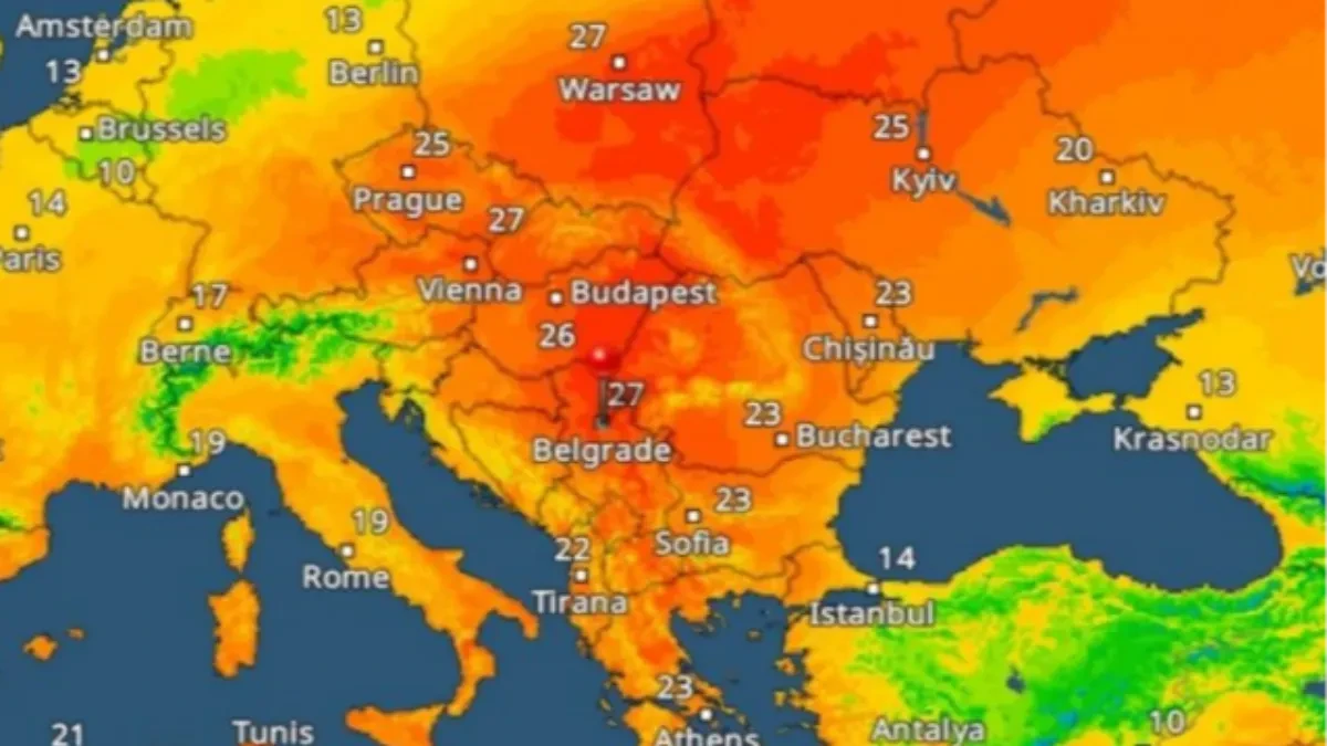 Balkan će biti centar toplotnog talasa: Beograd topliji čak i od Kaira! Sve se crveni