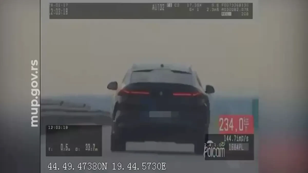 Presretač u akciji! Policija zaustavila lika koji je vozio 236 kilometara na čas