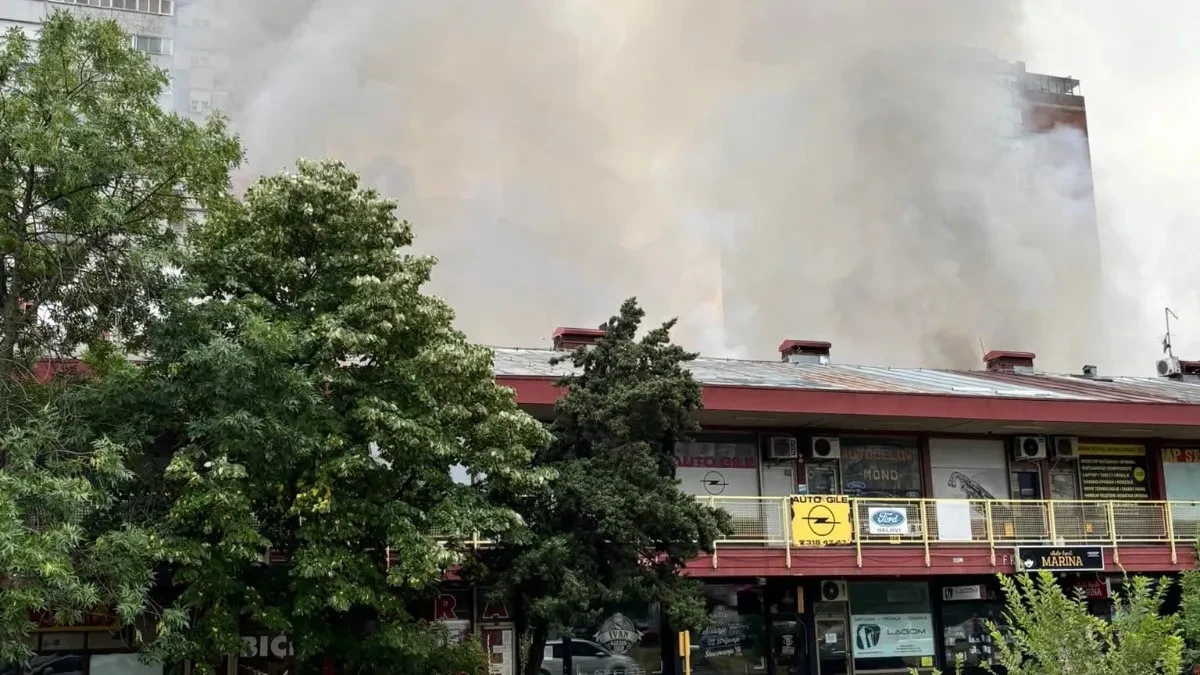 Dva vatrogasca povređena tokom gašenja požara u