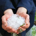 Naselja se zabelela kao usred zime: Grad pogodio Mačvu (FOTO)