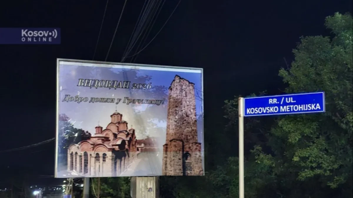 U Gračanici ponovo postavljen bilbord sa natpisom