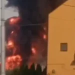 Dramatični snimci iz Belgoroda! Ukrajinci pogodili ključnu fabriku, buknuo požar (VIDEO)