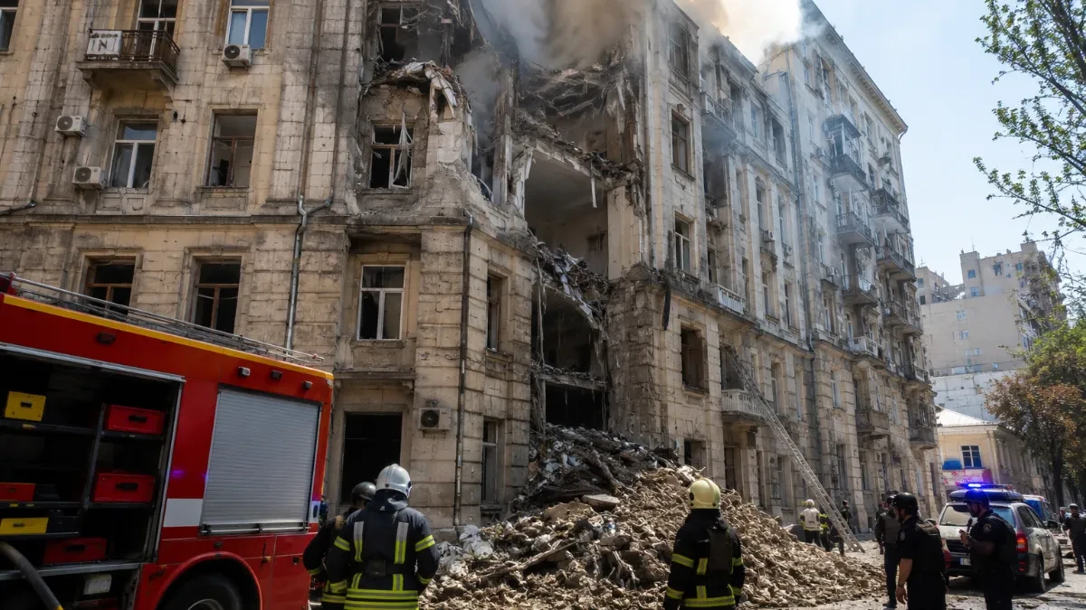 Pakao u Odesi! Rusi pogodili stambenu zgradu, tinejdžer izrešetan gelerima