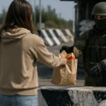 Prišla vojnicima sa osmehom i kesom hrane! Nekoliko trenutaka kasnije nastao je potpuni haos