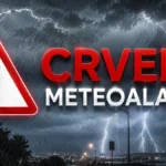 RHMZ upalio crveni meteoalarm: Bežite sa ulica! Stravična oluja udara na Srbiju