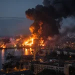 Rusi razneli teretne brodove u Odesi: Luka Južni pretvorena u buktinju!