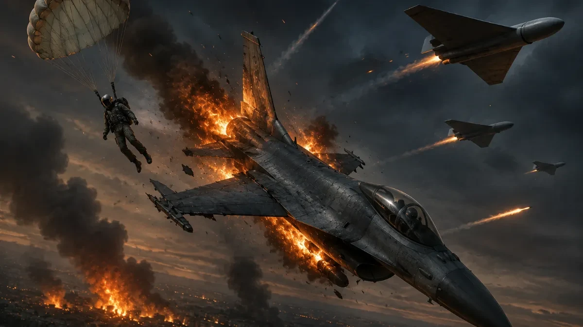 Rusi srušili F-16?! Pilot iskakao iz aviona dok su