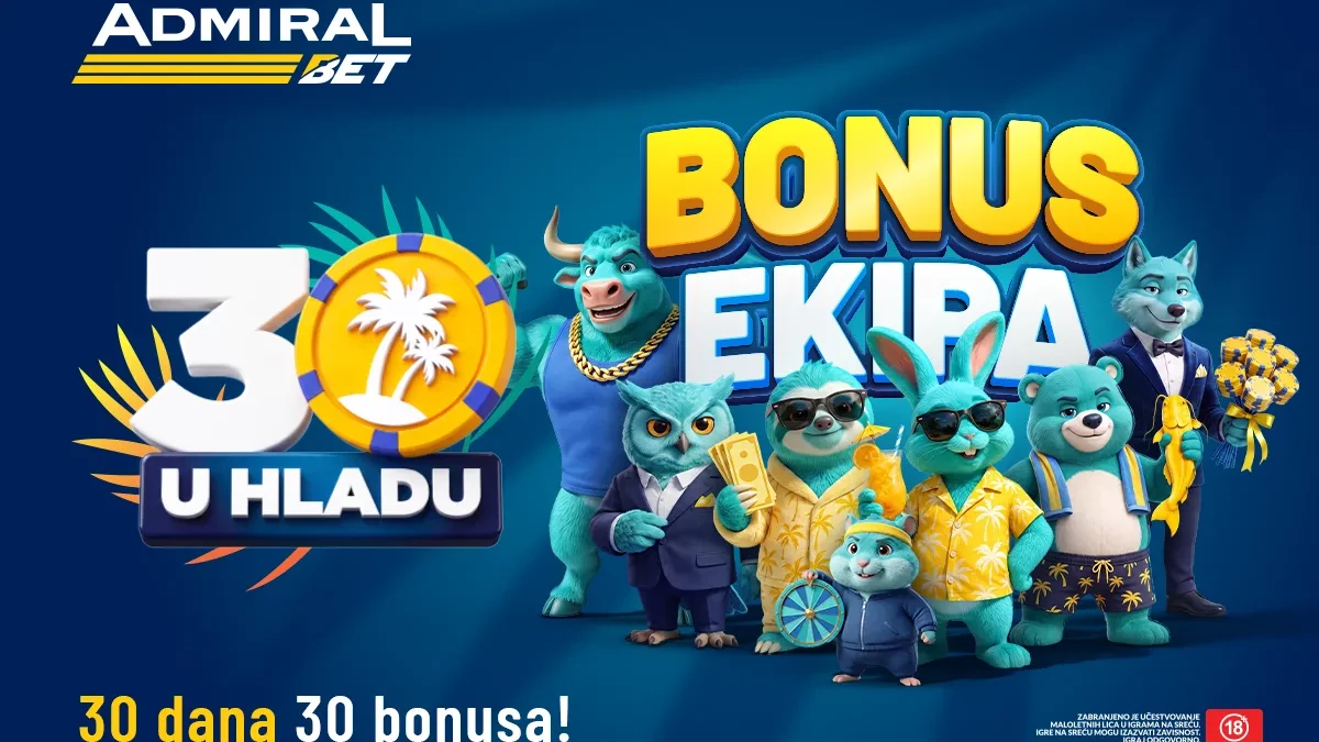 STIŽE 30 U HLADU – 30 DANA I 30 KAZINO BONUS, SVAKOG DANA