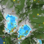 Snažna oluja iz Bosne upravo ulazi u Srbiju: Ovi delovi će bit prvi na udaru nepogoda