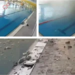 Srušio se krov među plivače na bazenu u centru grada: Stižu jezivi snimci iz Zaporožja (VIDEO)