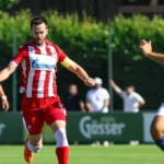 Zvezda se remijem oprostila od Austrije, Ivanić pogađao, Abu Fani pokazao da će biti ozbiljno pojačanje