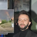 Drama ispred kuće Darka Tanasijevića: Voditelj snimio kako vatra guta Deliblatsku peščaru