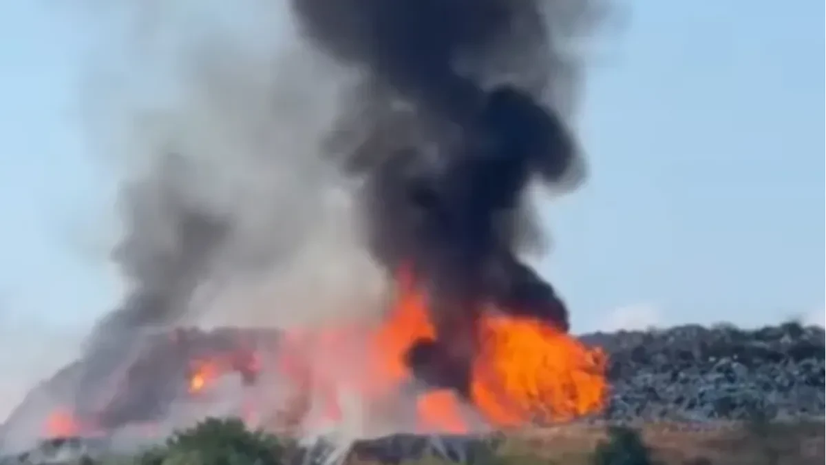 Gust dim nad Novim Sadom! Zapalila se divlja deponija, vatrogasci bore sa vatrom na otvorenom!