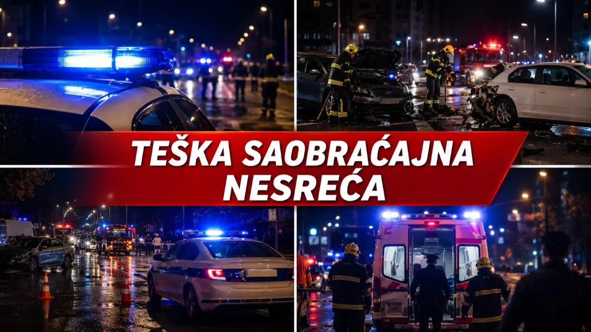 Ima teško povređenih: Težak sudar autobusa i automobila u Jajincima