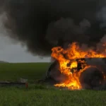 Najcrnji scenario udesa kod Rume: Čovek ostao zaglavljen u automobilu, izgoreo zajedno s njim, novi detalji horora (FOTO)