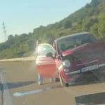 Saobraćajka kod isključenja za Vrčin: U nesreći učestvovala dva vozila (FOTO) (VIDEO)
