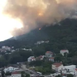 Stanovnici evakuisani: Požari divljaju na crnogorskom primorju, vatra preti domovima