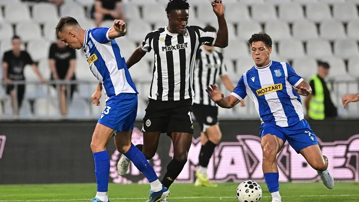 Partizan - OFK Beograd: Crno-beli gaze, još jedan gol u mreži