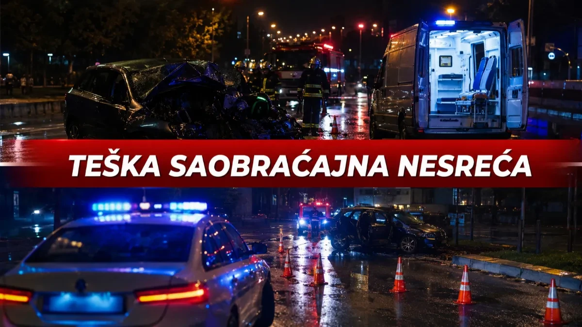 Dvoje poginulo u udesu kod Kolara: Automobil potpuno smrskan, kamion se prevrnuo na bok