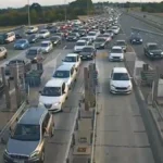 Ogromne gužve na ulazu u Beograd: Kilometarska kolona na Milošu Velikom, sve stoji (VIDEO)