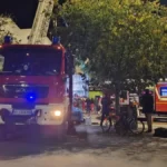Požar u osnovnoj školi u Kikindi: Vatra guta fiskulturnu salu, hitno upućeni vatrogasci