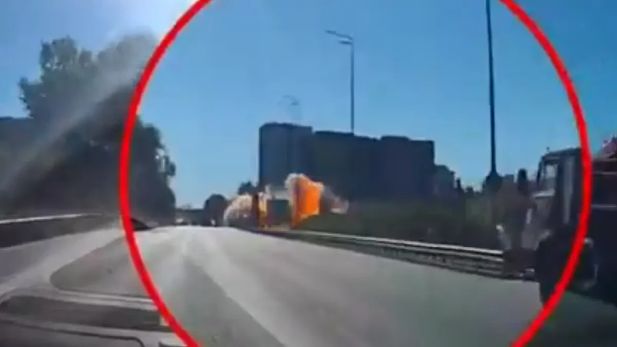Rusi se obrušili na Kijev! Dron pao na benzinsku stanicu, ima povređenih (VIDEO)