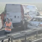 Saobraćajna nezgoda na auto-putu kod Pećinaca: Saobraćaj u kolapsu