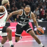 Partizan - Olimpija Milano: Gudurić se raspucao, ali crno-beli i dalje vode