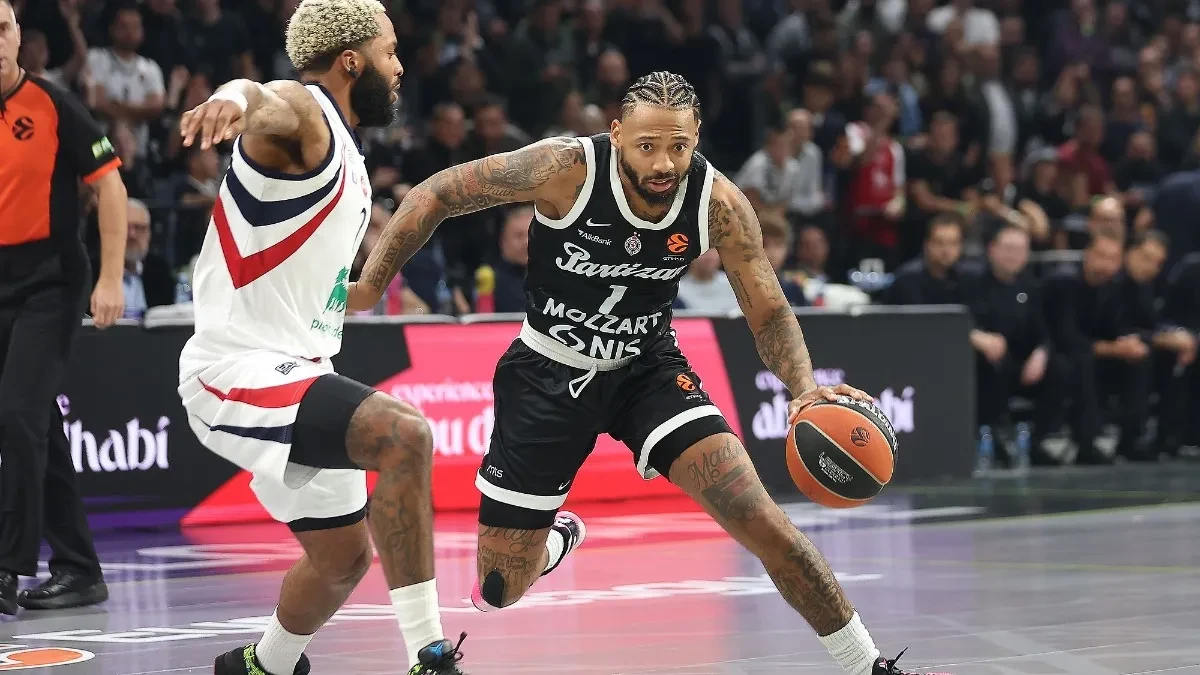 Partizan - Olimpija Milano: Gudurić se raspucao, ali crno-beli i dalje vode