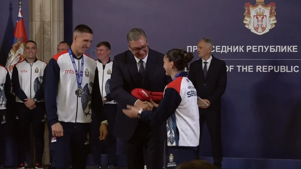 Vučić dočekao šampione: