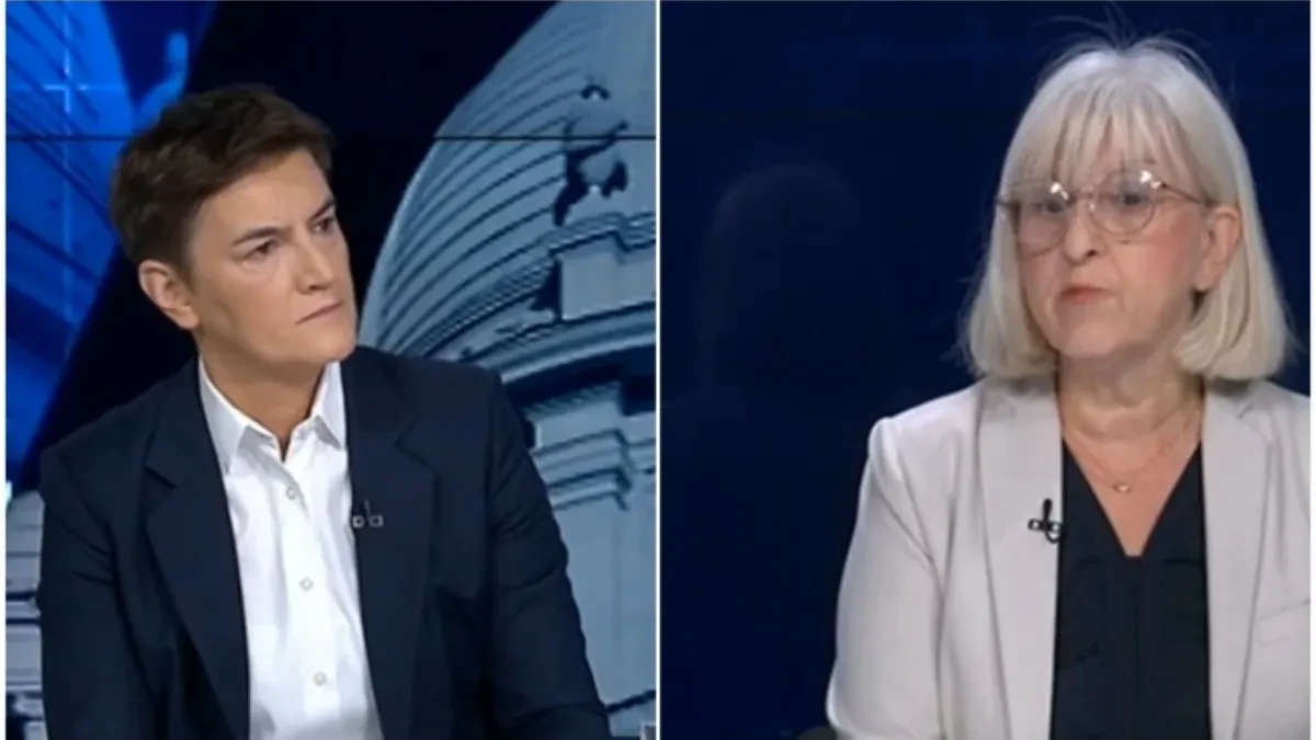„Vidim da je velika nervoza u studiju“ Voditeljka N1 prekidala Brnabić, ona konstatovala:„Ne govorite u potpunosti istinu“
