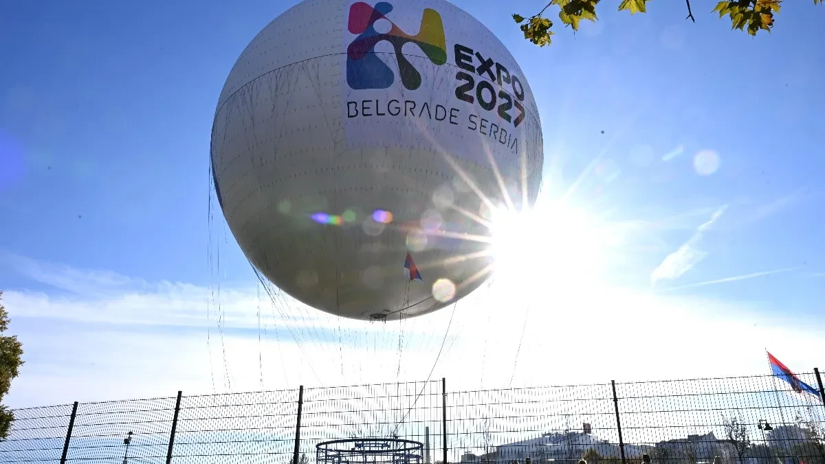Ekspo panoramski balon na Adi Ciganliji okupio veliki broj porodica