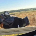 Nezgoda kod Novog Sada: Automobil se prevrnuo na krov