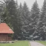 Ovde sada veje sneg! Hladna i oštra jesen u ovom delu Srbije traje uveliko (VIDEO)