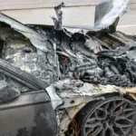 Planula tri automobila na Bulevaru patrijarha Pavla! Vatra zahvatila i lokal i fasadu zgrade