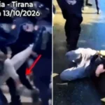 Policija šutira demonstrante po ulicama Tirane! Jezivi snimci iz Albanije obišli region: Gde su sada evropski dušebrižnici?!