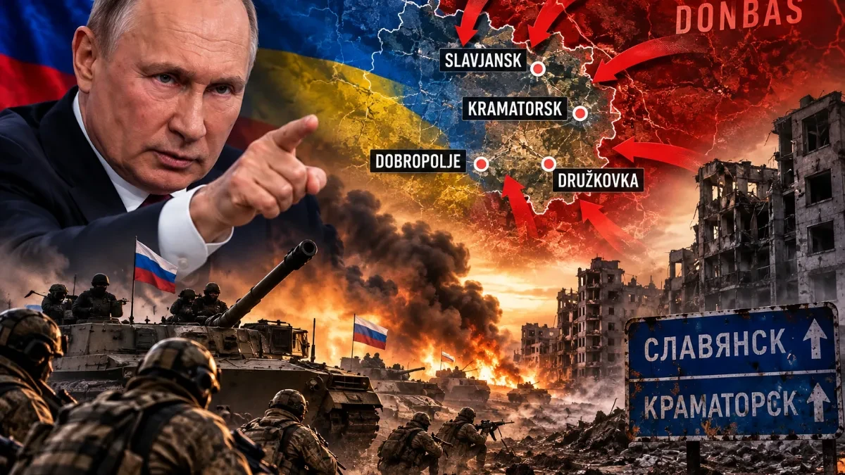 Putin najavio ubrzanje rata: Slavjansk i Kramatorsk sledeći na udaru, stanovnicima poručeno da beže