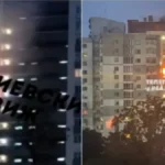 Rusi zakucali dron u soliter od 24 sprata! Stravičan snimak obišao svet: Eksplozija raznela stanove, spasioci izvlačili tela iz ruševina! (VIDEO)
