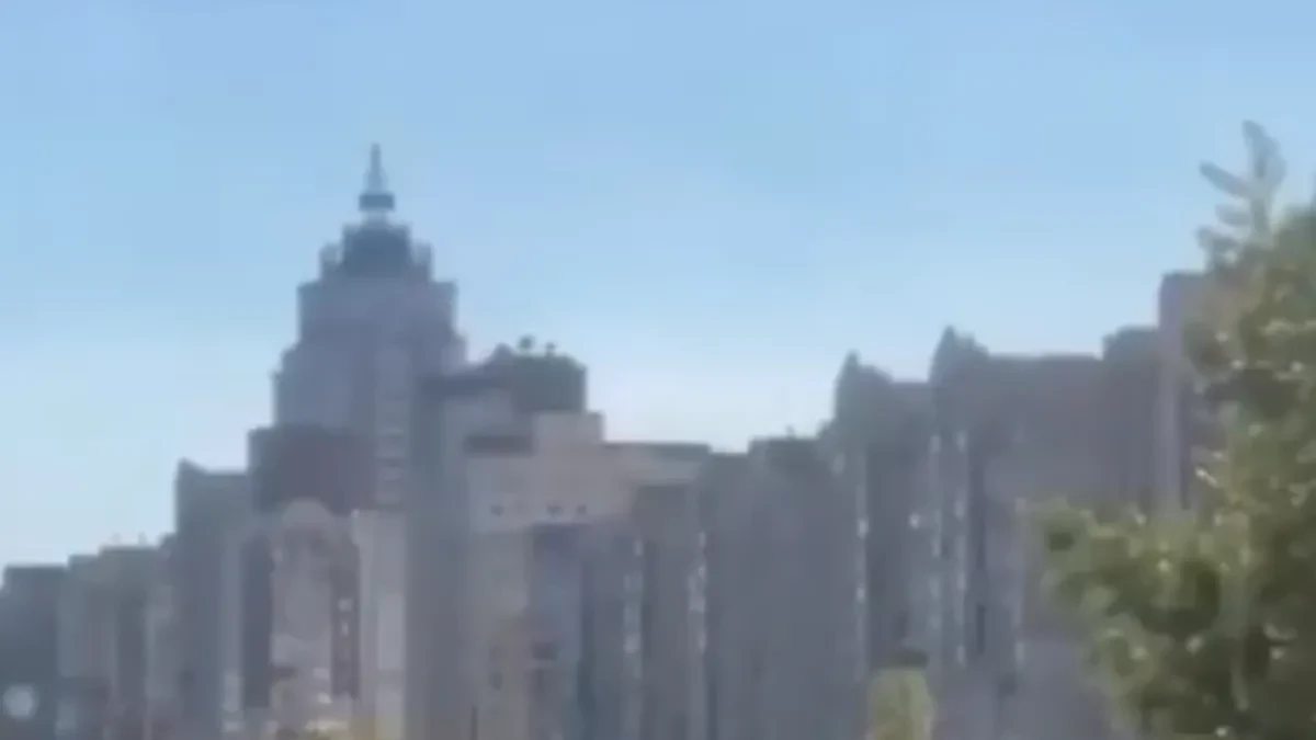 Trenutak kada ukrajinska raketa Patriot pogodi zgrade!