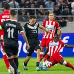 Lugano - Crvena zvezda: Egal na poluvremenu